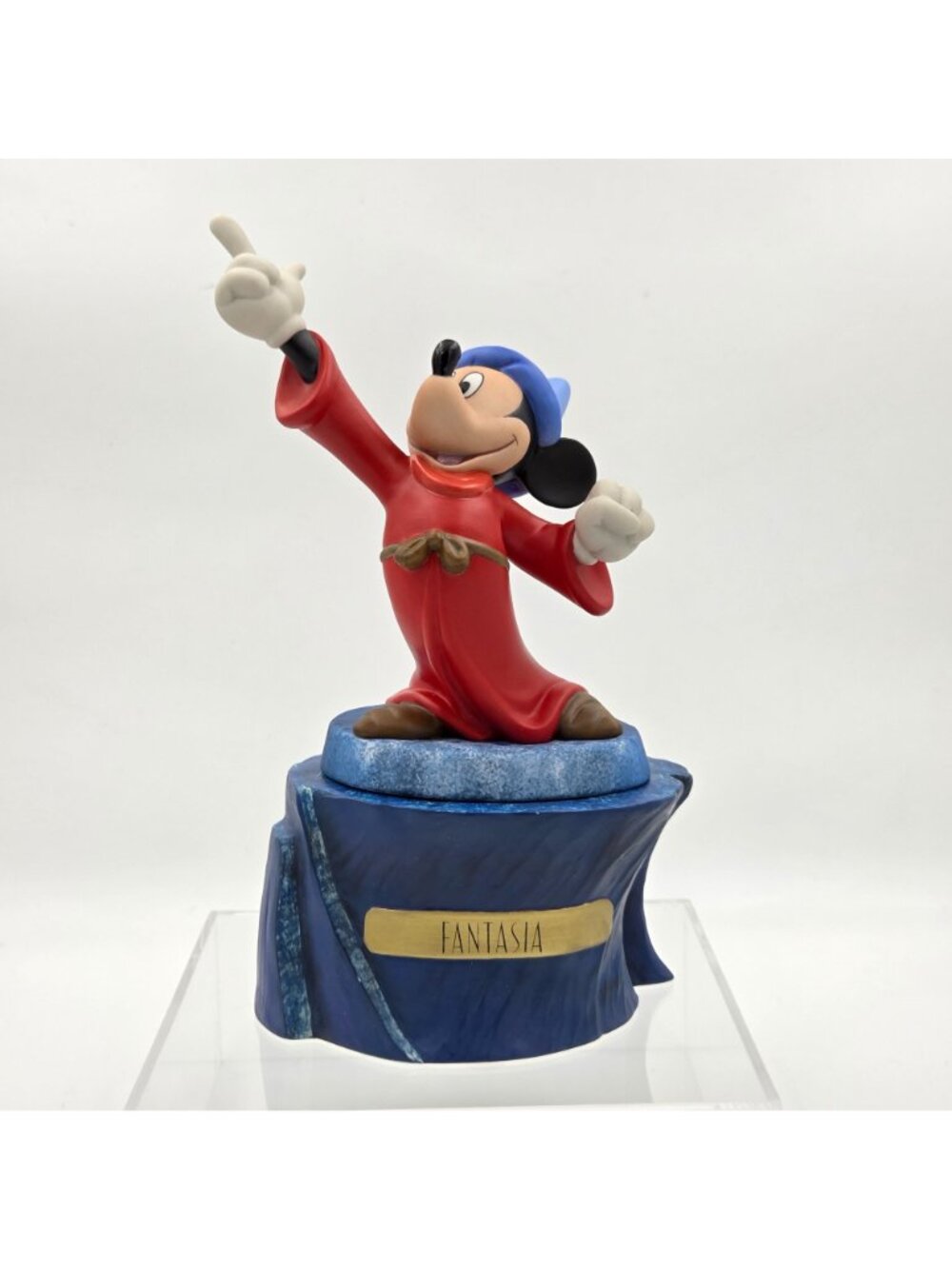 WDCC Mickey Mouse Fantasia Summoning the Stars 70th Birthday Sculpture with Base - Picture 2 of 6
